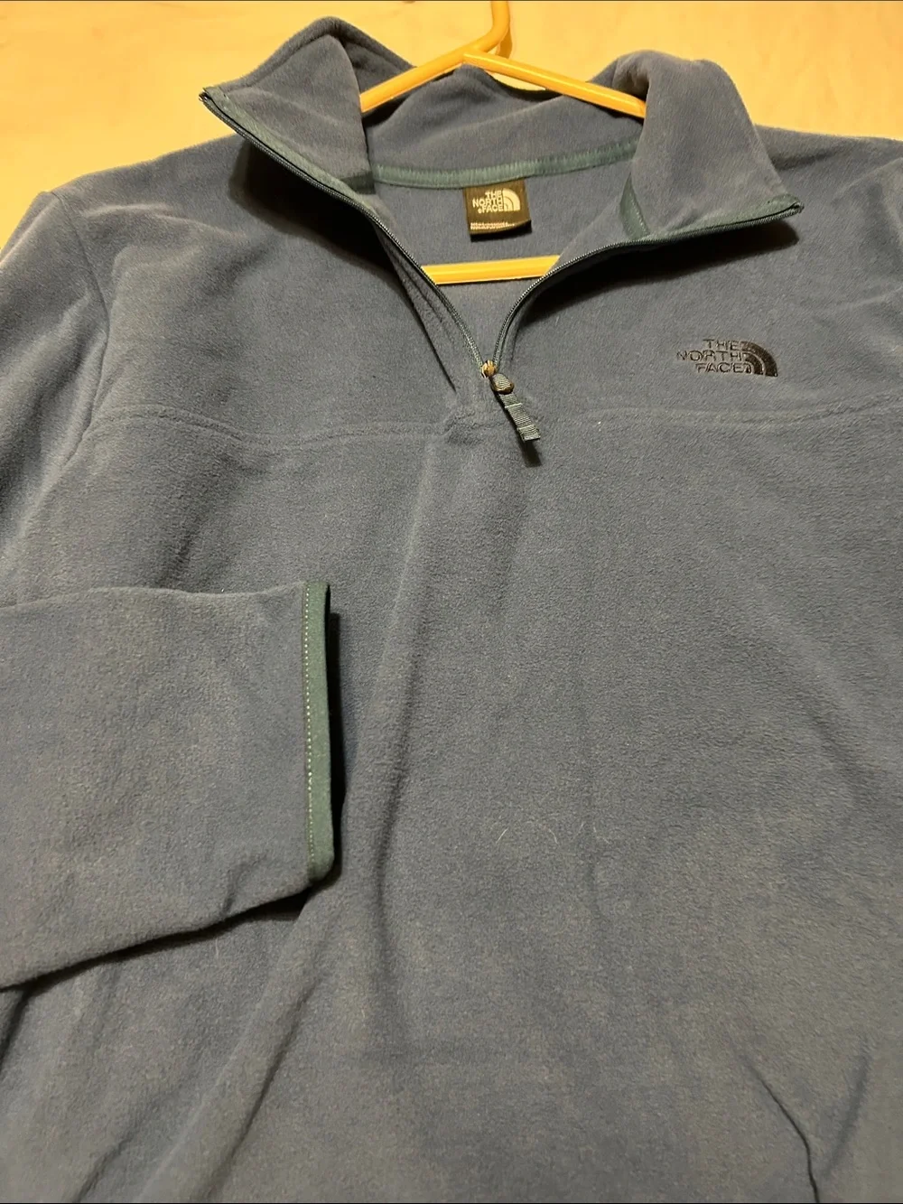 The North Face Men's Slate Blue Half-Zip Fleece Pullover